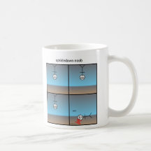 noob del upsidedown tazas