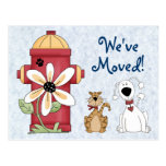 "Nos hemos movido " Tarjetas Postales