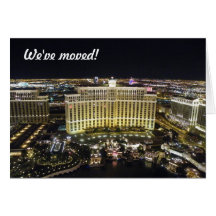 Nos hemos trasladado - a Las Vegas Felicitación