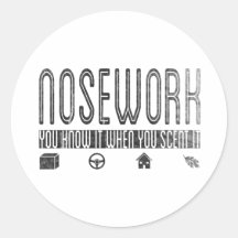 Nosework canino: Usted lo sabe cuando usted lo sos Etiqueta