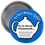 Nosotros el Sheeple Obama 4" botón Pins