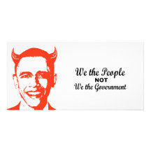 Nosotros la gente no nosotros el gobierno tarjeta fotografica personalizada