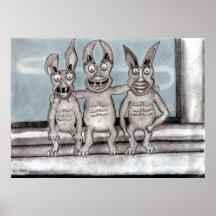 Nosotros poster de los Gargoyles tres