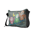 Nosotros tres búhos bolsas messenger
