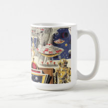 Nostalgische Zukunft Tasse
