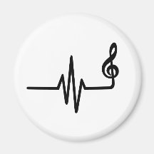 Nota de la música de la frecuencia imán para frigorífico