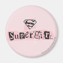 Nota de rescate del logotipo de Supergirl Iman De Frigorífico