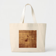 Nota musical bolsas