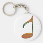 ¡Nota musical de "T" una original por Ttime™! Llaveros Personalizados