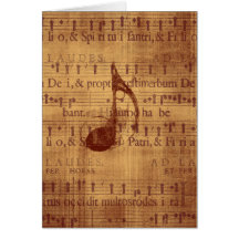 Nota musical tarjeton