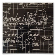 notación de música blanca en fondo negro fotos