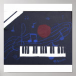 Notas azules posters