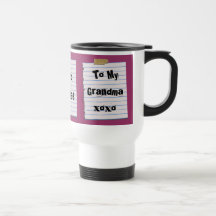 Notas del amor para la taza de la abuela