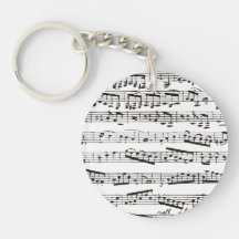 Notas musicales blancos y negros