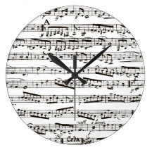 Notas musicales blancos y negros