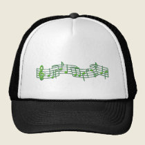 Notas musicales gorras