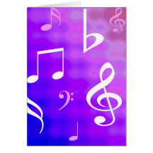 Notas musicales tarjetón