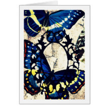notecard 6 del arte de la mariposa felicitación