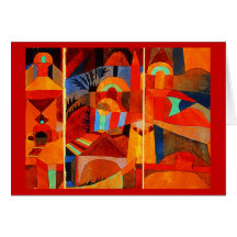 Notecard-Clásico/Vintage-Paul Klee 14 Tarjetón