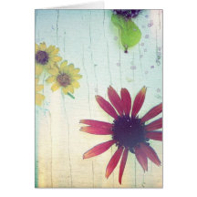 notecard de la flor felicitacion 