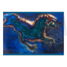 notecard del dragón de agua tarjetas