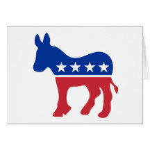 Notecard Democratic Felicitación