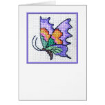 Notecard en blanco 01 de la mariposa felicitaciones