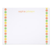 NoteCard plano floral (#FLAT 005) Invitación