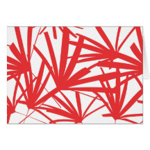 Notecard ROJO TROPICAL Tarjetón
