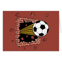 Notecards del fútbol tarjetas