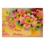 Notecards floral imaginario y femenino - añada el  felicitaciones