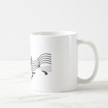 Noten, Musik Kaffeetassen