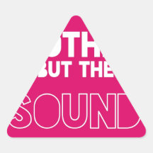 NOTHIN PERO EL SONIDO CALCOMANÍAS DE TRIANGULOS