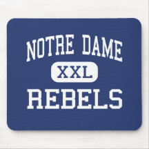 Notre Dame - rebeldes - alta - Saint Louis Missour Alfombrilla De Raton