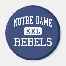 Notre Dame - rebeldes - alta - Saint Louis Missour Imanes De Nevera