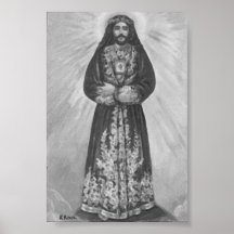 Notre Père Captive et sauvé Jésus. Medinaceli Oils Posters