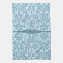 Nouveau del arte del estampado de flores del vinta toalla de cocina