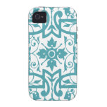 Nouveau lamentable y elegante del vintage del arte Case-Mate iPhone 4 carcasa