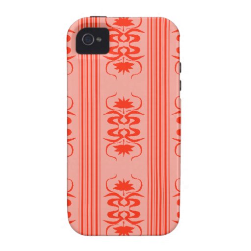 Nouveau lamentable y elegante del vintage del arte iPhone 4 funda