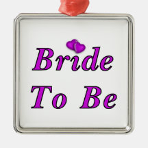 Novia a ser simplemente amor ornamentos para reyes magos