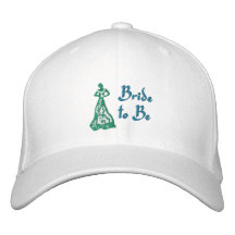 Novia azul del trullo del KRW a ser Gorra De Beisbol Bordada