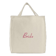 Novia Bolsa De Lienzo