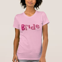 Novia Brown rosado Camisetas