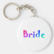 Novia (color) llavero personalizado