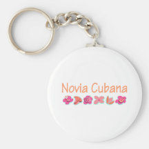 Novia Cubana Llaveros Personalizados