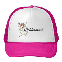 Novia de la dama de honor gorro de camionero
