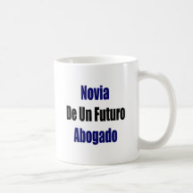 Novia De la Un Futuro Abogado Taza