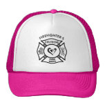 Novia de los bomberos gorro