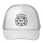 Novia de los bomberos gorro