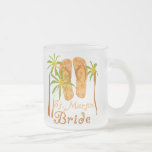 Novia de San Martín de los flips-flopes Tazas De Café